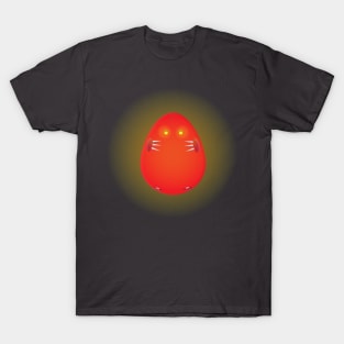 The egg is red. Demonic hell chick T-Shirt